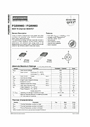 DataSheet FQB6N60 pdf